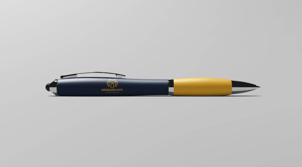 Разработка дизайна фирменной шариковой ручки - ЖК Mehrgon City 5