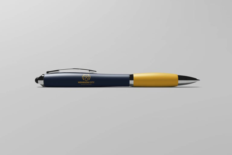 Разработка дизайна фирменной шариковой ручки - ЖК Mehrgon City